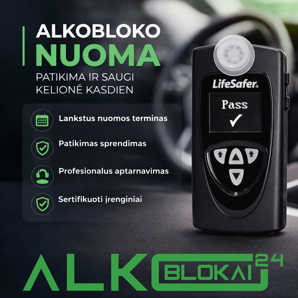 Alkobloko nuoma iki 12 mėnesių