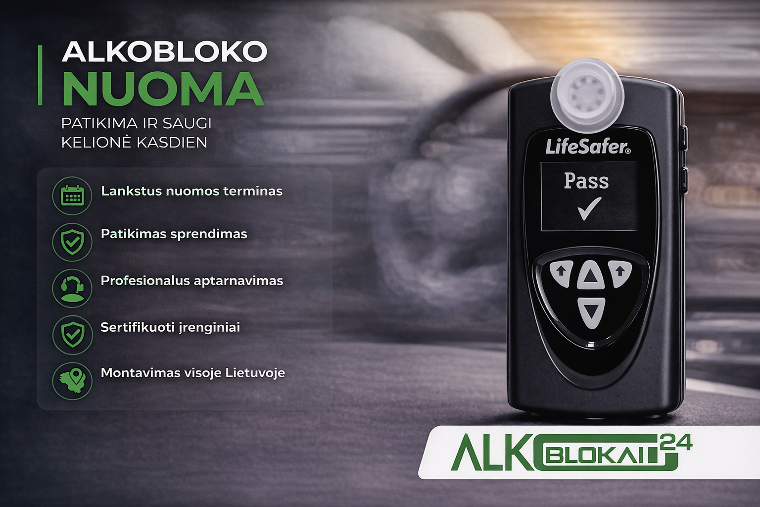 Alkobloko nuoma 18 ir daugiau mėnesių